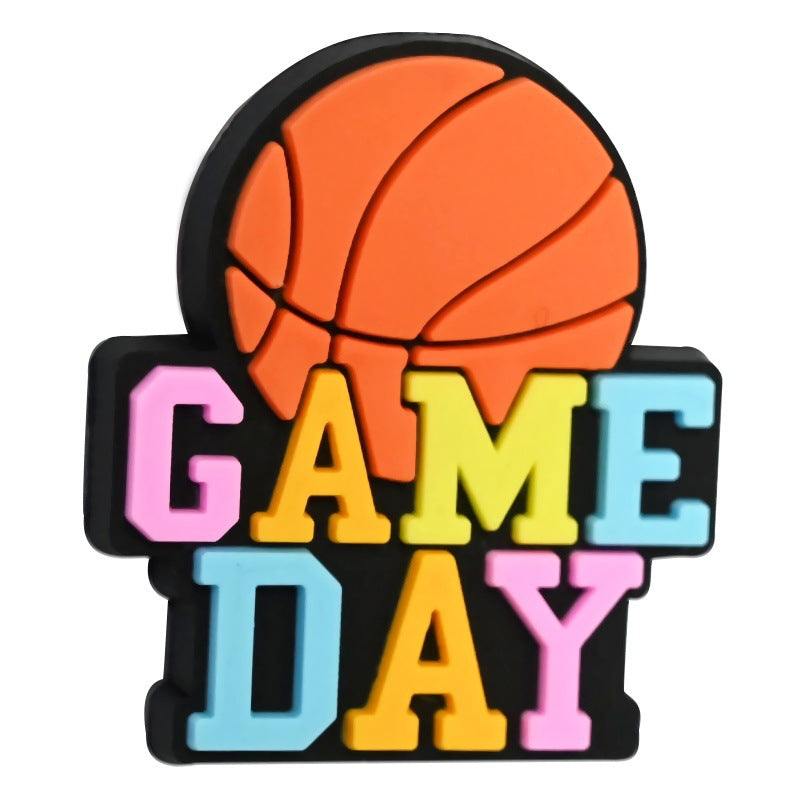 Wholesale   Random 100pcs/pack  Ball Series PVC Soft Rubber Student High-Value Beads Accessories